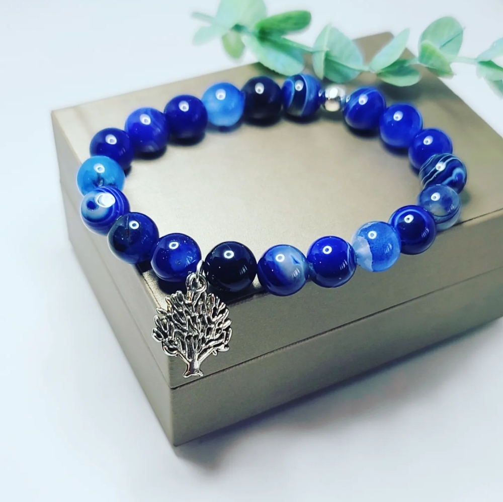 Blue Lace agate - Picture 3 of 4